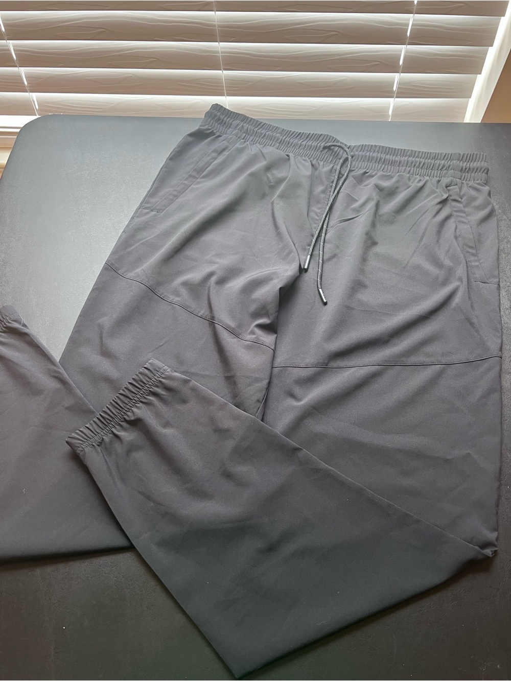 Women’s Black Drawstring Track Joggers